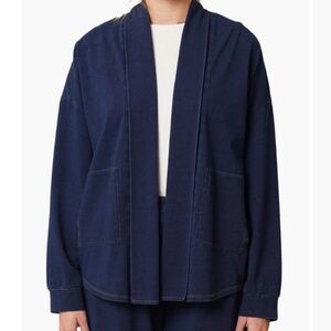 Cyrus Open Front Denim Cardigan